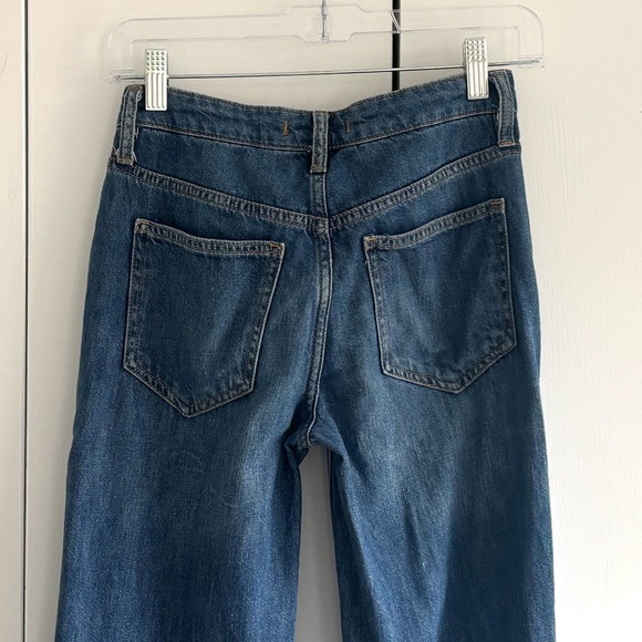 We The Free Free People Distressed Flare Jeans Size 24 - Picture 11 of 14